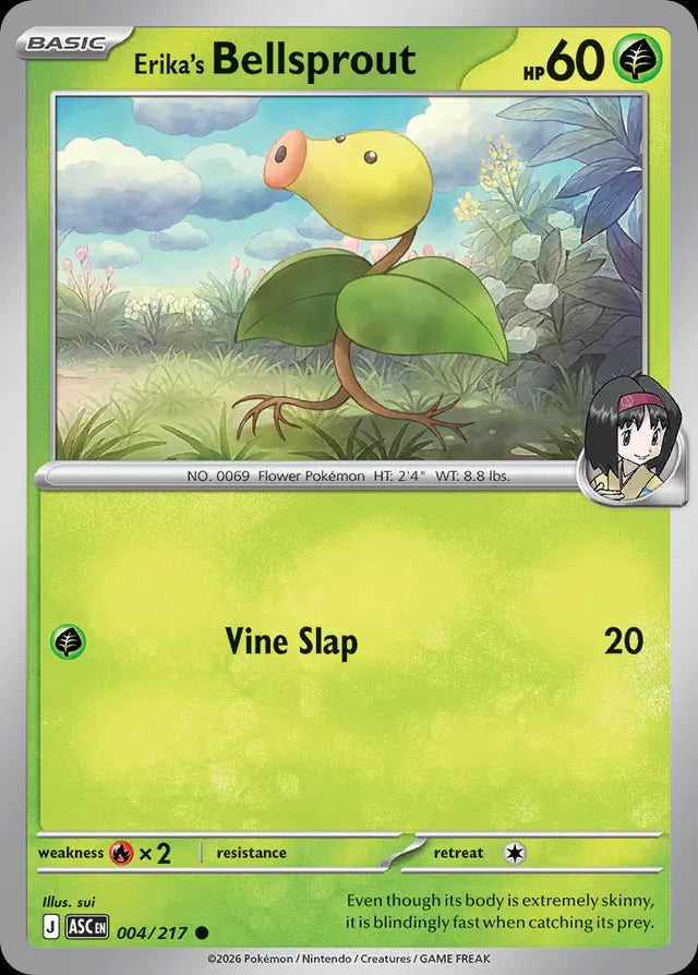 Ascended Heroes Erika’s Bellsprout #004/217